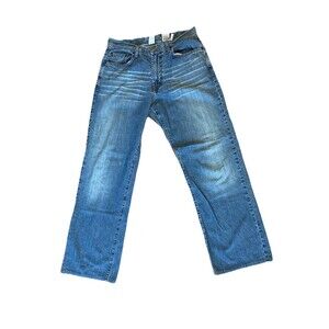 Vintage Lucky Brand Husker Jeans 31 X 29.5 (hemmed) Blue Denim Dungarees USA Y2K